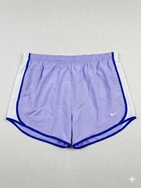 Nike Girls' Dri-Fit Tempo Running Shorts Purple Size L Activewear Athletic NWT